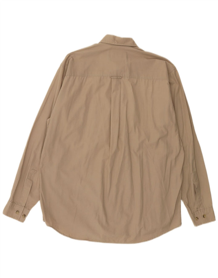 Marlboro Classics Mens Shirt Medium Beige