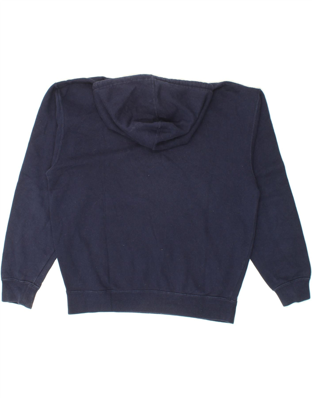 FILA Mens Graphic Hoodie Jumper Medium Navy Blue Cotton Vintage Fila and Second-Hand Fila from Messina Hembry 