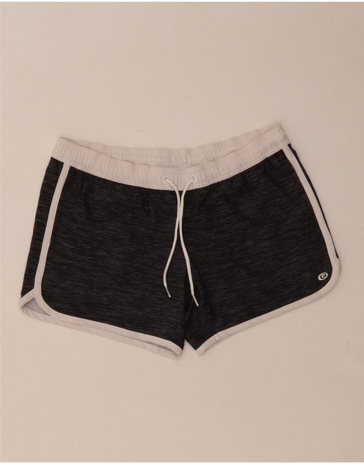 RIP CURL Womens Swimming Shorts US 8 Medium  Grey Flecked Polyester
