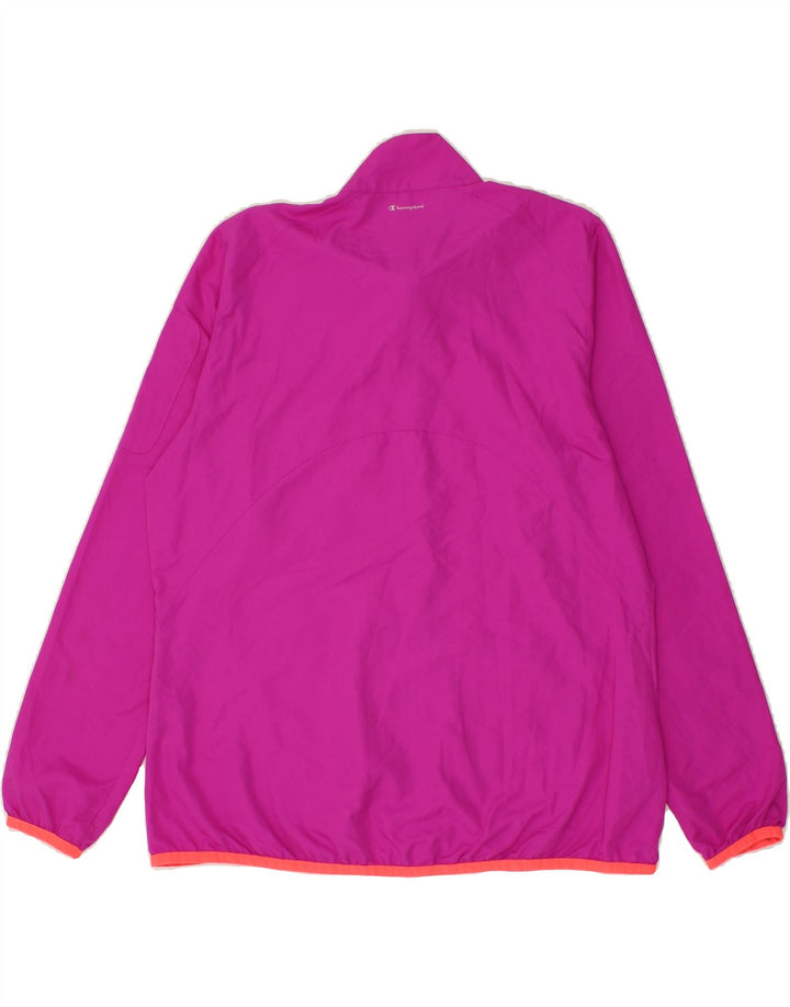 CHAMPION Womens Rain Jacket UK 16  Large Pink Vintage Champion and Second-Hand Champion from Messina Hembry 