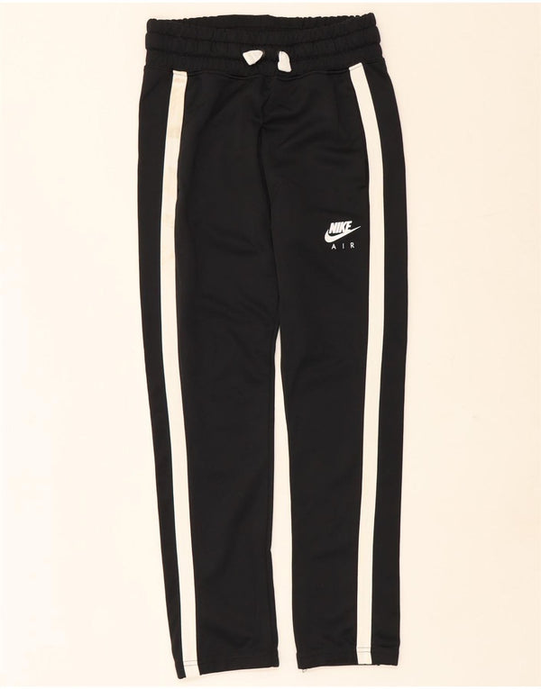 Pantaloni della tuta da ragazzo Nike 12-13 anni Large Nero Colourblock Poliestere