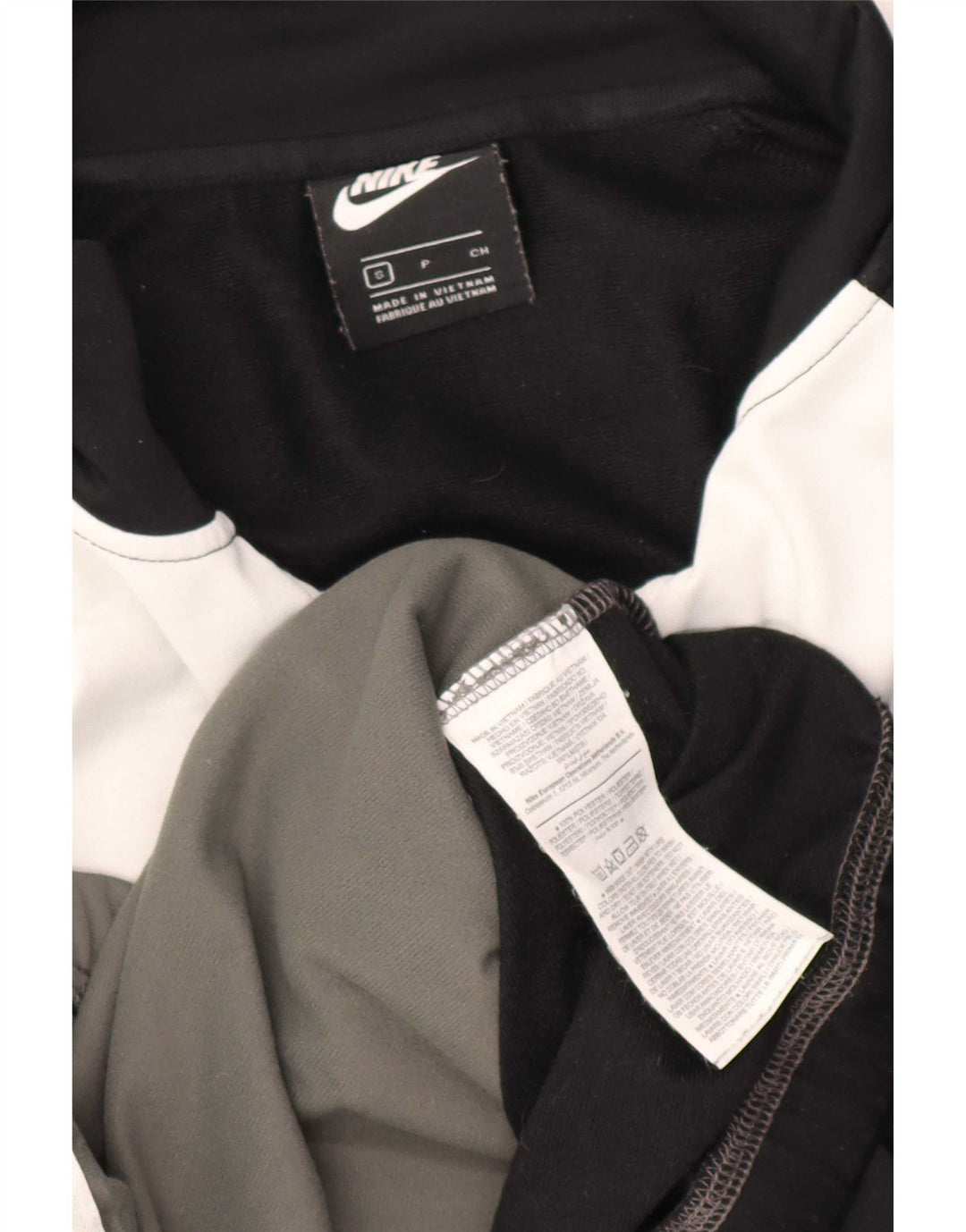 Nike Veste de survêtement pour homme Taille S en polyester color block noir
