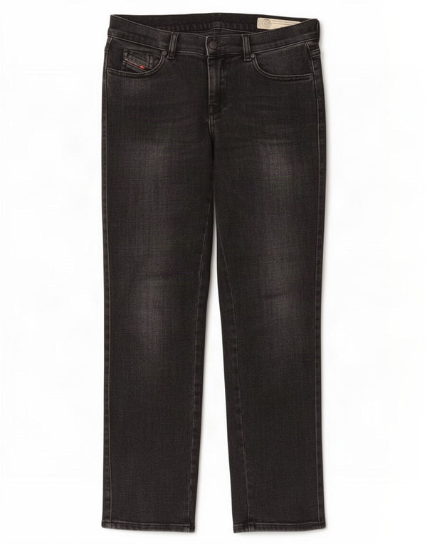 Diesel Womens D-Sandy Regular Straight Jeans W28 L30 Black