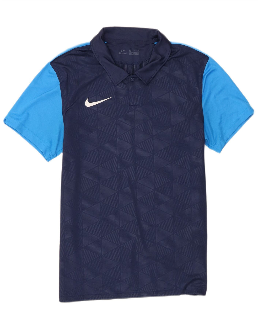 Nike Herren Dri Fit Poloshirt Mittelgroßes marineblaues Colourblock-Polyester