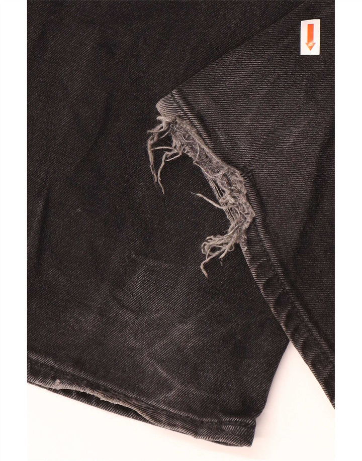 Jeans dritti regolari da uomo Marks & Spencer W32 L31 cotone nero