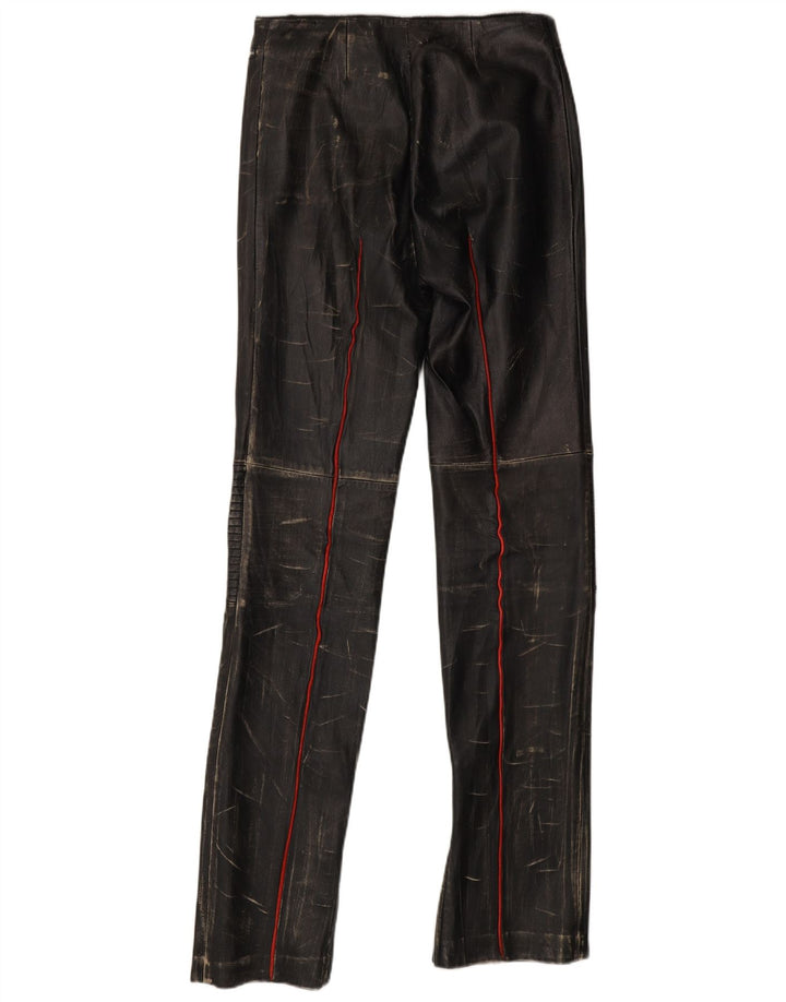 Rufffo Research Womens Biker Trousers W28 L34 Black Flecked