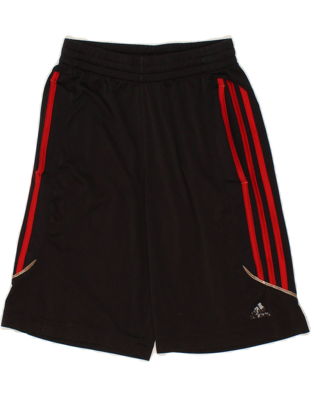ADIDAS Boys Climacool Sport Shorts 9-10 Years Black Polyester Vintage Adidas and Second-Hand Adidas from Messina Hembry 