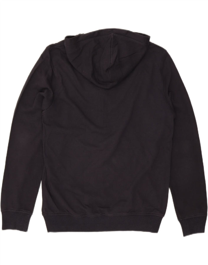 WOOLRICH Mens Graphic Zip Hoodie Sweater XL Navy Blue Cotton Vintage Woolrich and Second-Hand Woolrich from Messina Hembry 
