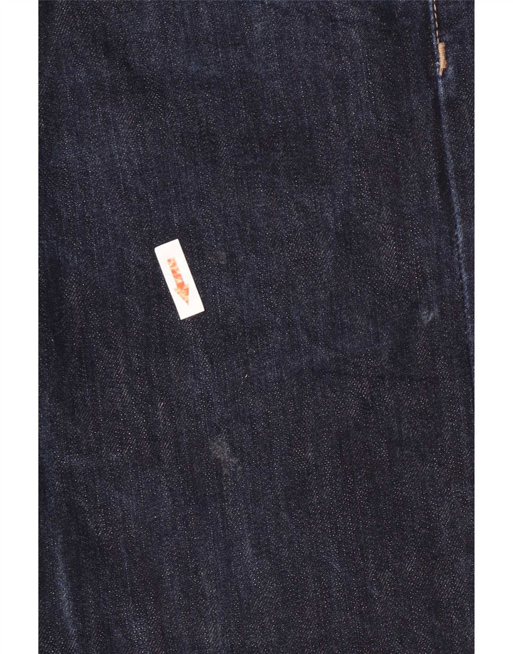 Carhartt Mens Slim Jeans W28 L32 Navy Blue Cotton