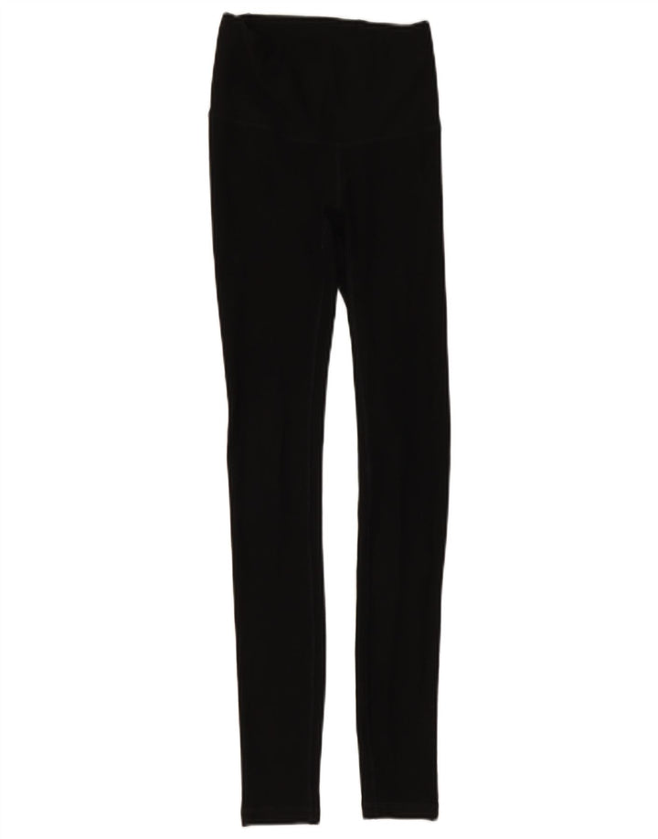 Lululemon Damen Leggings UK 4 XS Schwarz