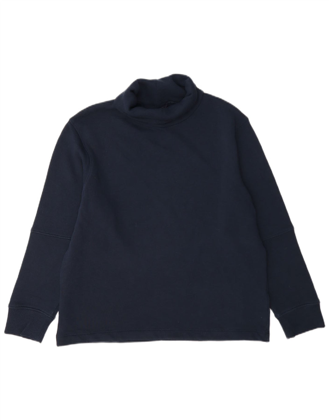 Marks & Spencer Womens Roll Neck Sweatshirt Jumper UK 12 Medium Navy Blue