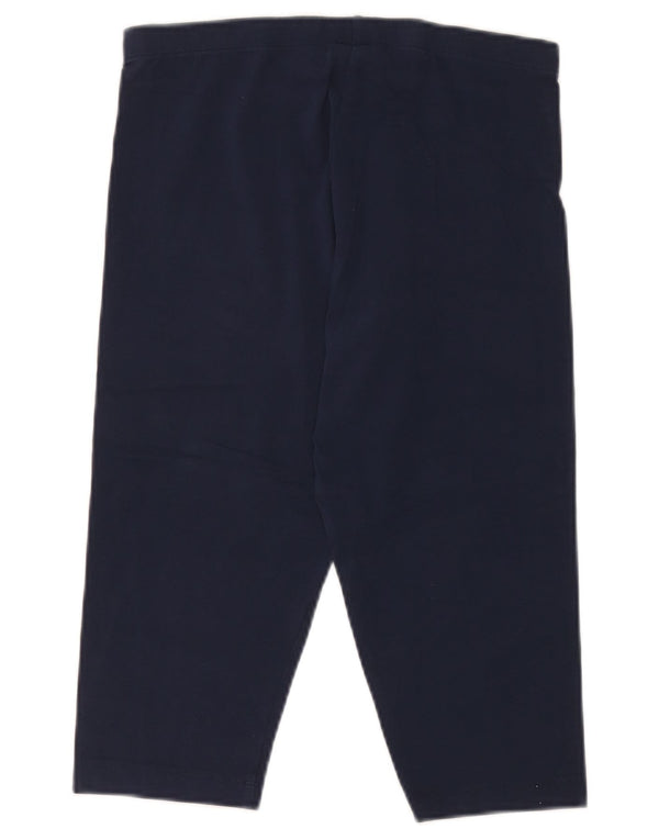 Champion Womens Capri Leggings UK 18 XL Navy Blue Cotton