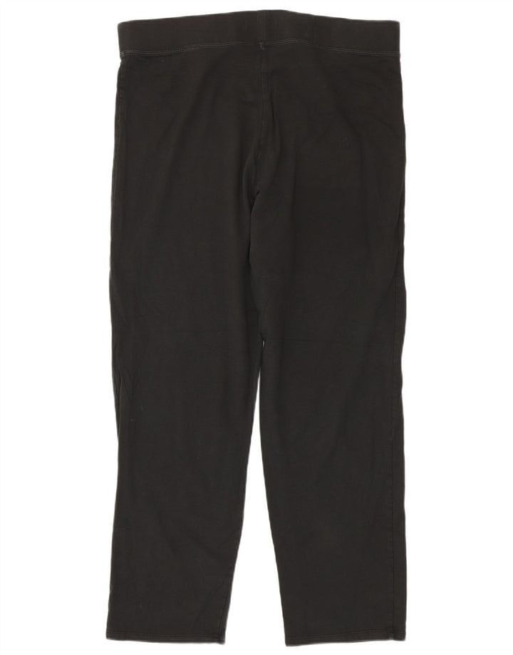 MARKS & SPENCER Womens Leggings UK 18 XL  Black Cotton