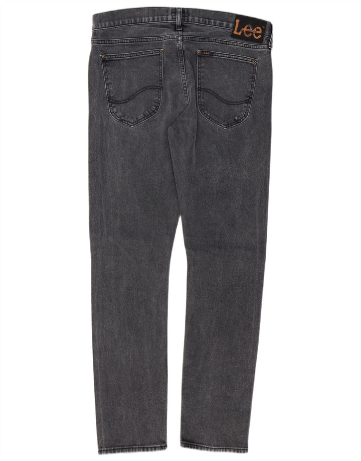 Lee Mens Luke Slim Jeans W33 L30 Grey Cotton