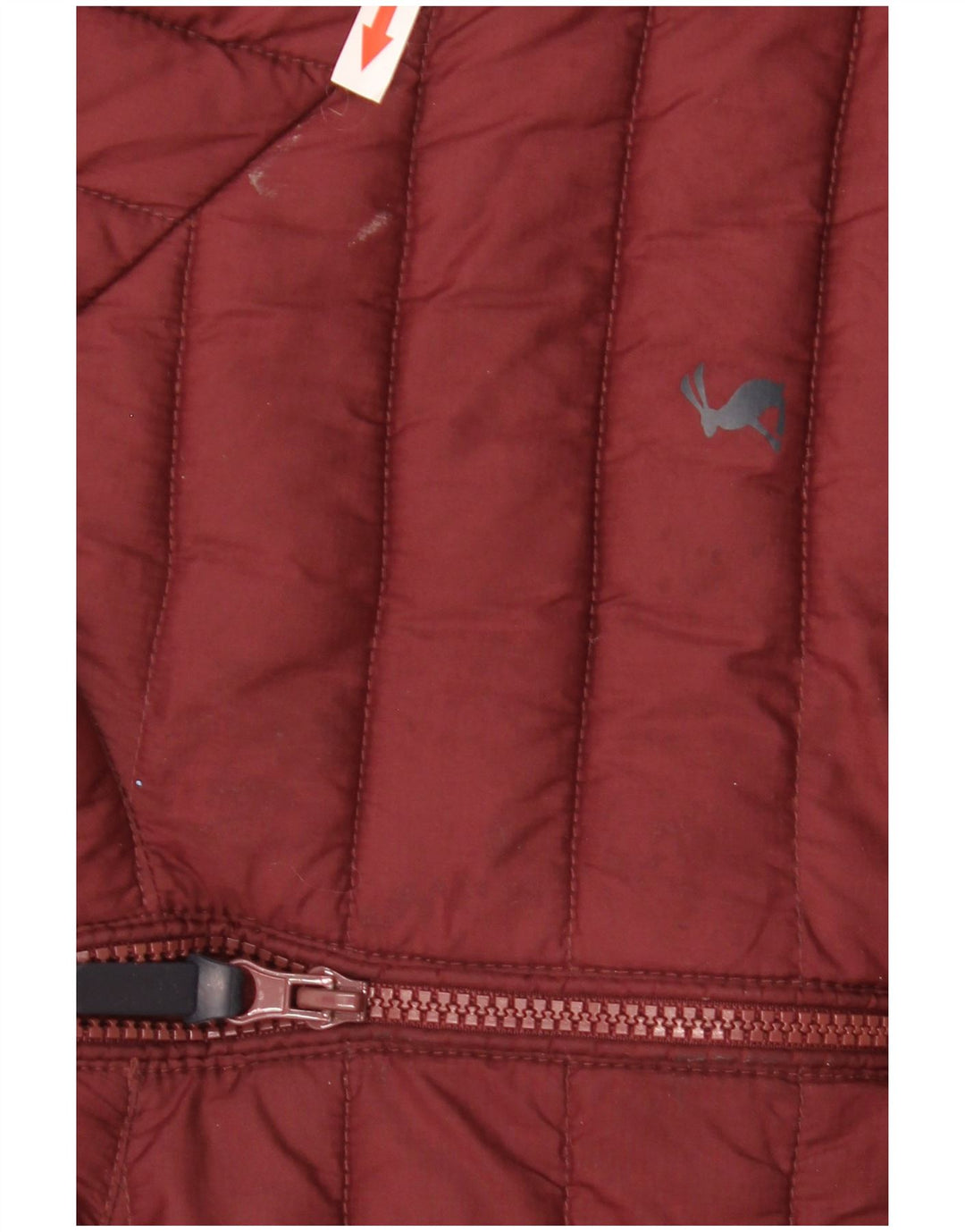 Joules Mens Padded Jacket UK 38 Medium Maroon Polyester