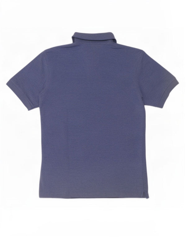 Fila Mens Polo Shirt IT 50 Medium Blue Cotton