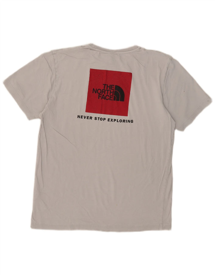 The North Face Mens Graphic T-Shirt Top Medium Grey Cotton