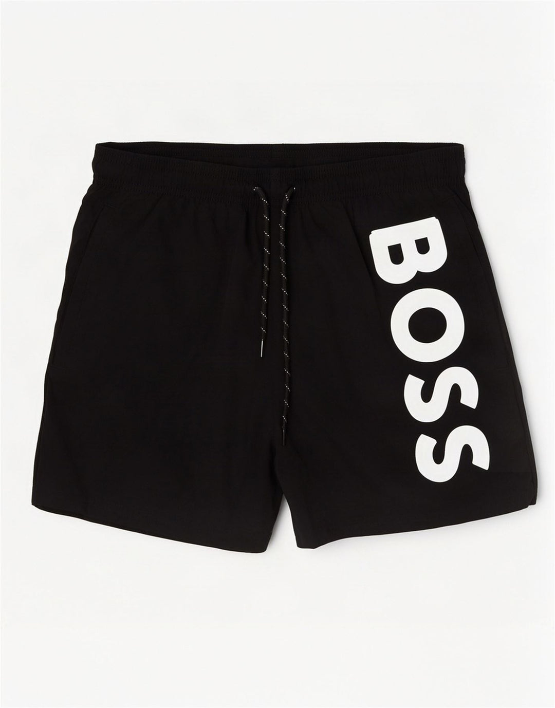 HUGO BOSS Hombre | Bañador con estampado gráfico en poliamida negro mediano
