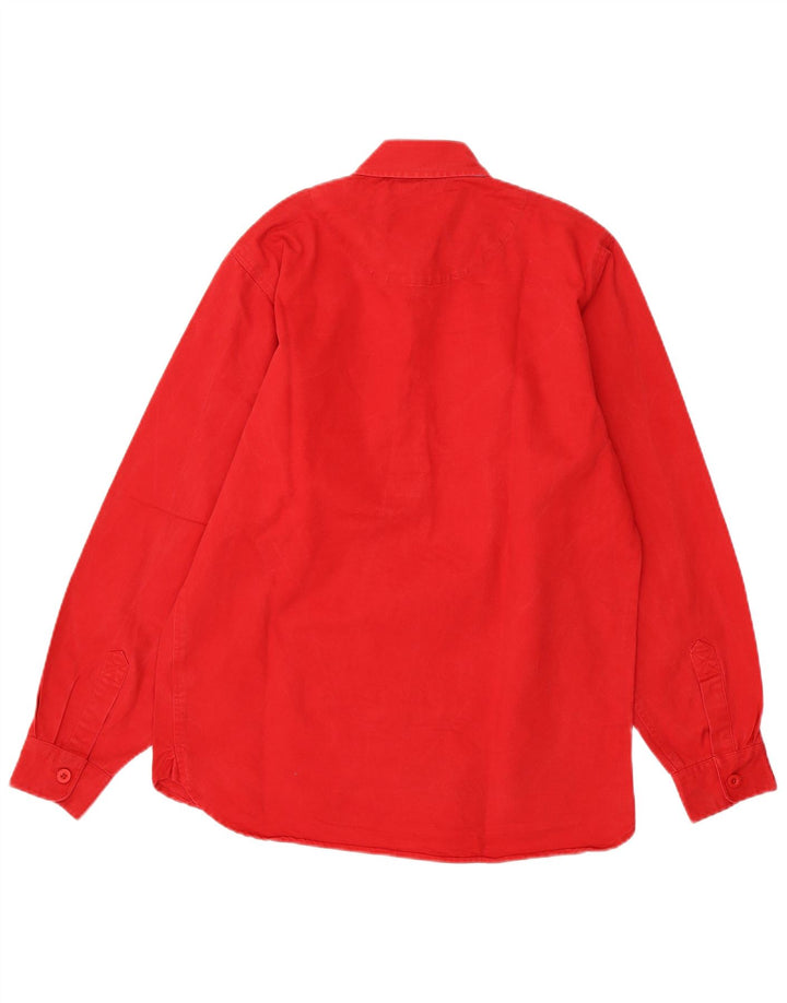 Camicia pullover da uomo SLAM piccola in cotone rosso