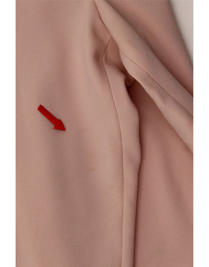 Zara Slim Chino-bukser til kvinder Small W27 L26 Pink Polyester