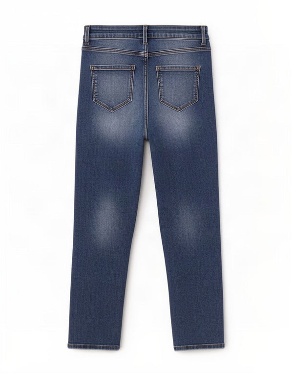 Женские укороченные джинсы Marks & Spencer The Carrie UK 10, маленькие W28 L21, синие