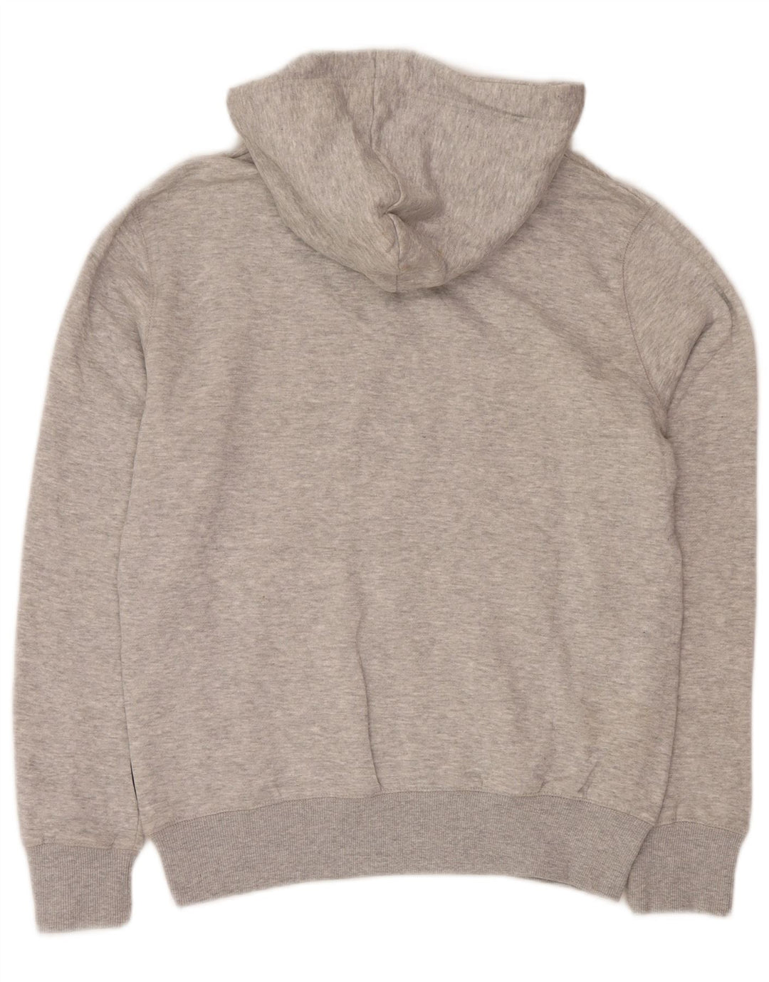 French Connection Mens Hoodie Jumper Small Grey Flecked Cotton