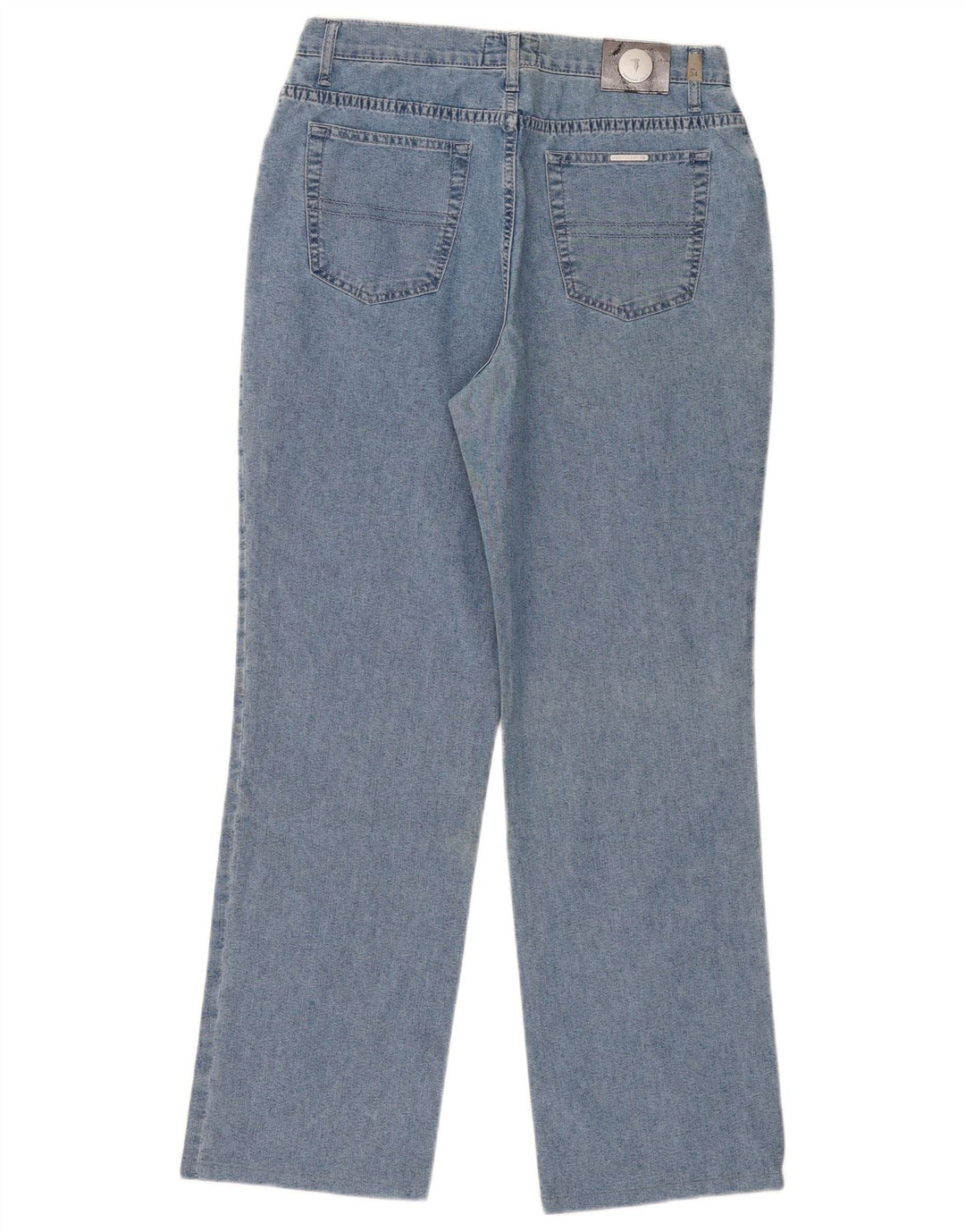 Trussardi lige jeans til kvinder W32 L30 blå bomuld