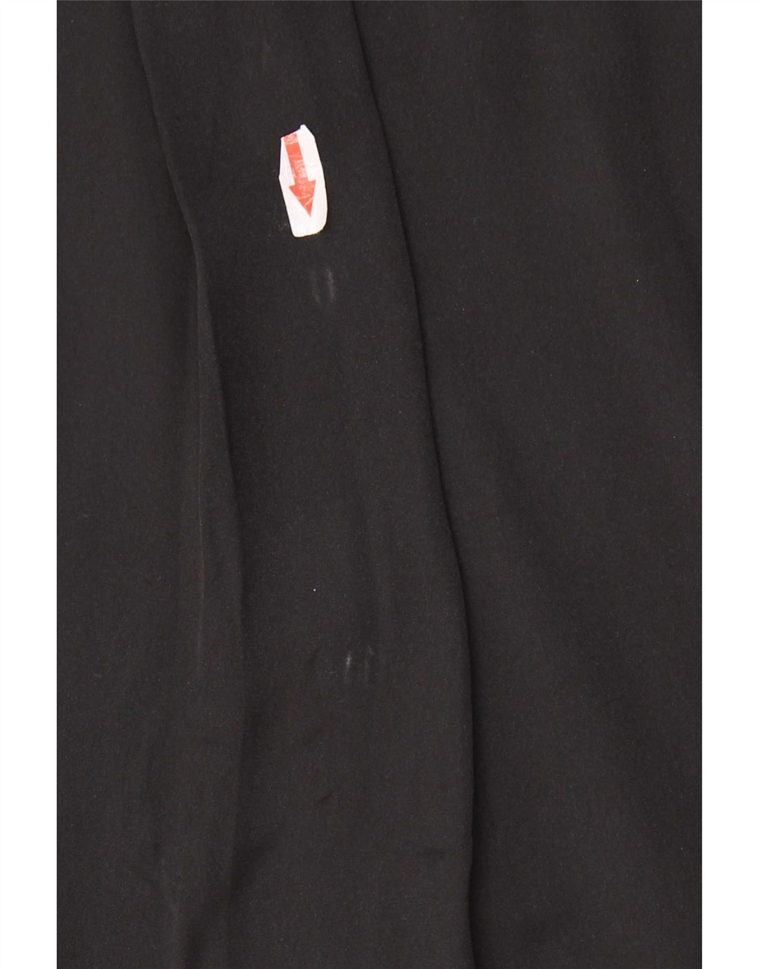 Zara Blusa feminina oversized UK 10 pequena preta poliéster