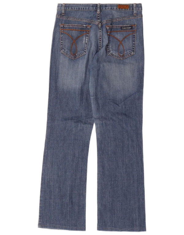 Blugi Calvin Klein pentru femei Bootcut US 6 Medium W32 L31 Blue Bumbac
