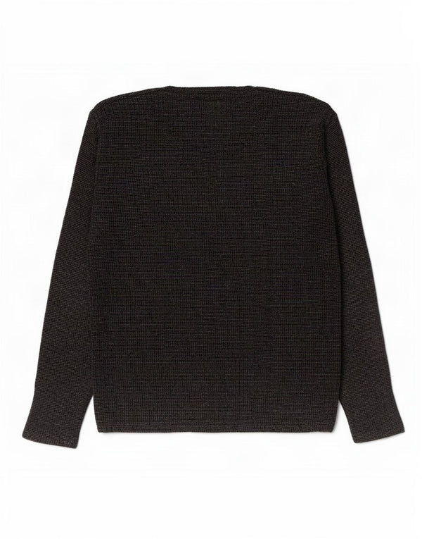 Zara Mens Top Long Sleeve Medium Navy Blue Cotton