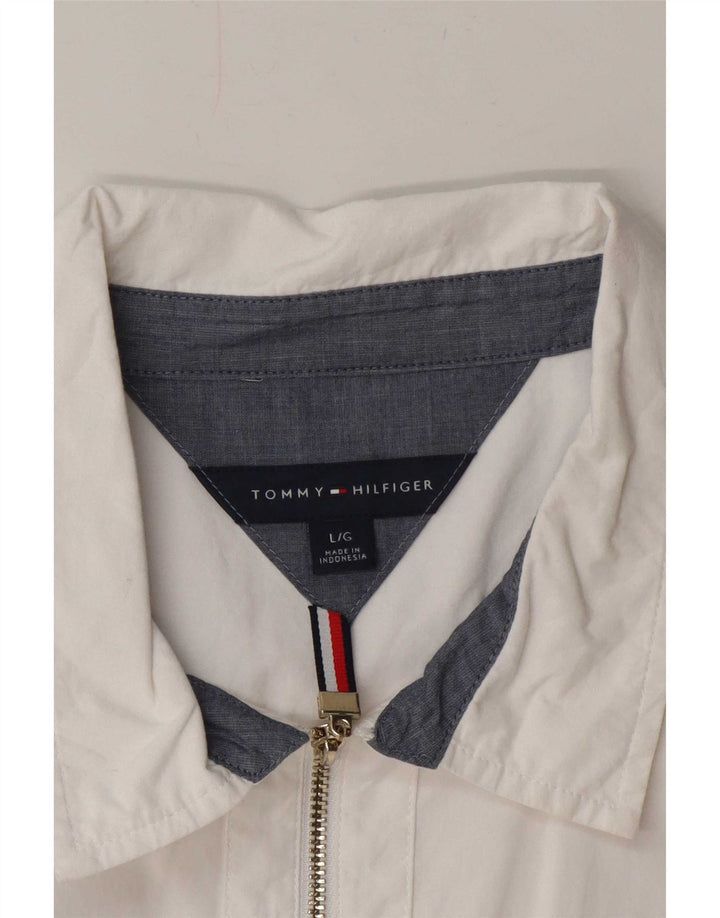 Tommy Hilfiger Damen Pullovershirt UK 16 Large Weiß