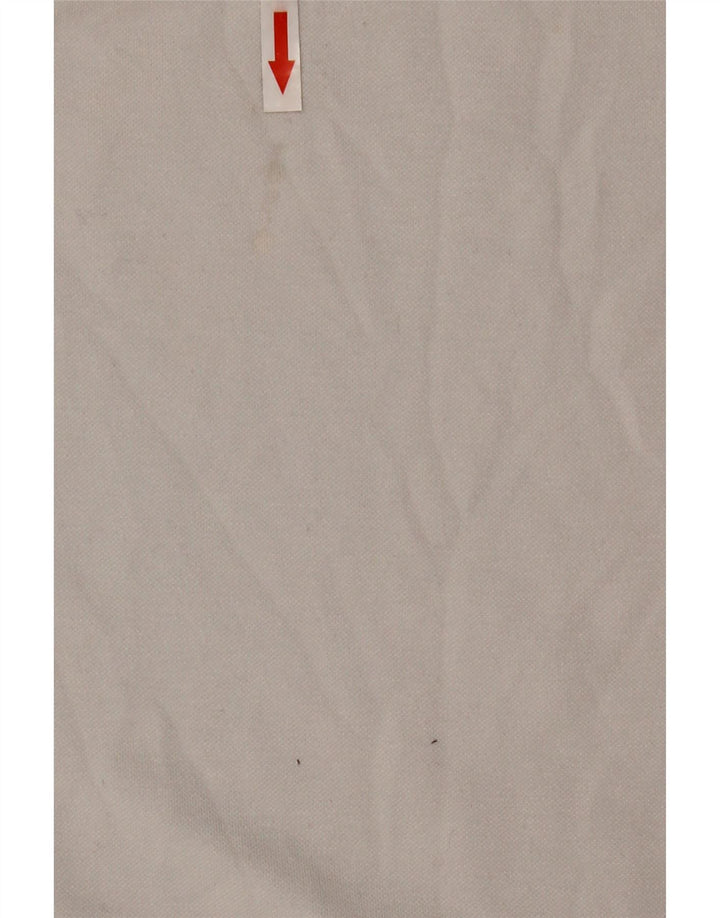 Ted Baker Herren-Poloshirt, Größe 5 XL, weiße Viskose