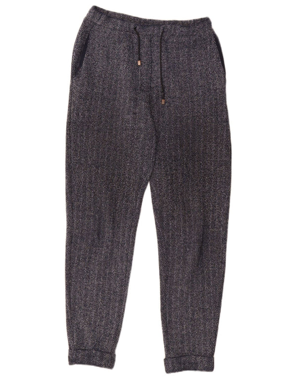 Marks & Spencer Pantalones casuales para mujer UK 8 Small W27 L28 Azul marino