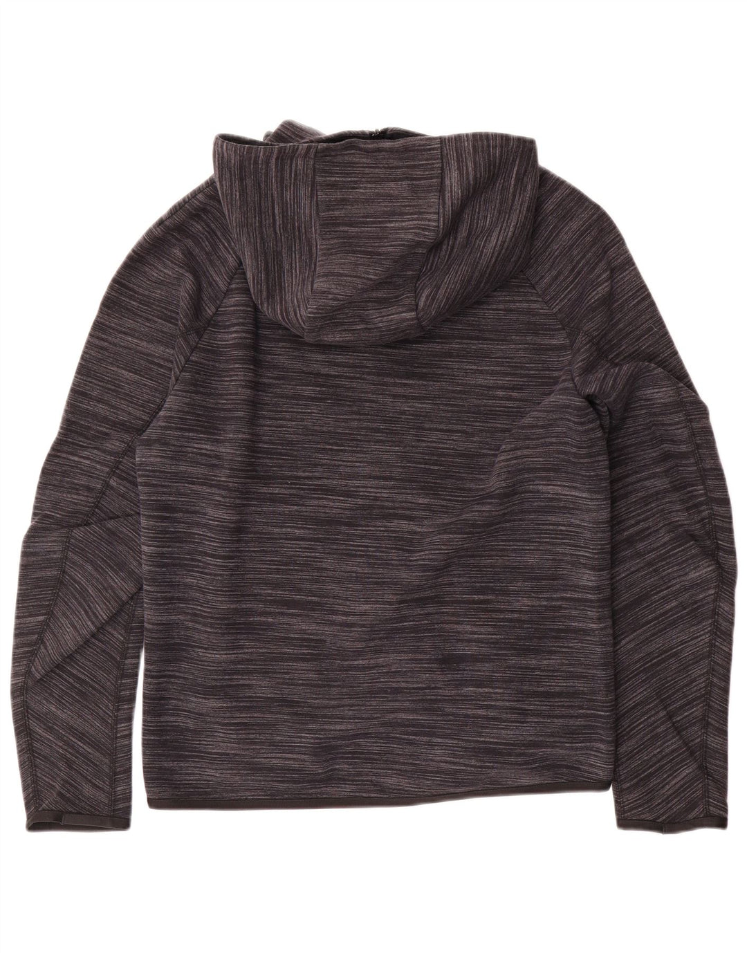Nike Mens Zip Hoodie Sweater Small Grey Flecked Cotton