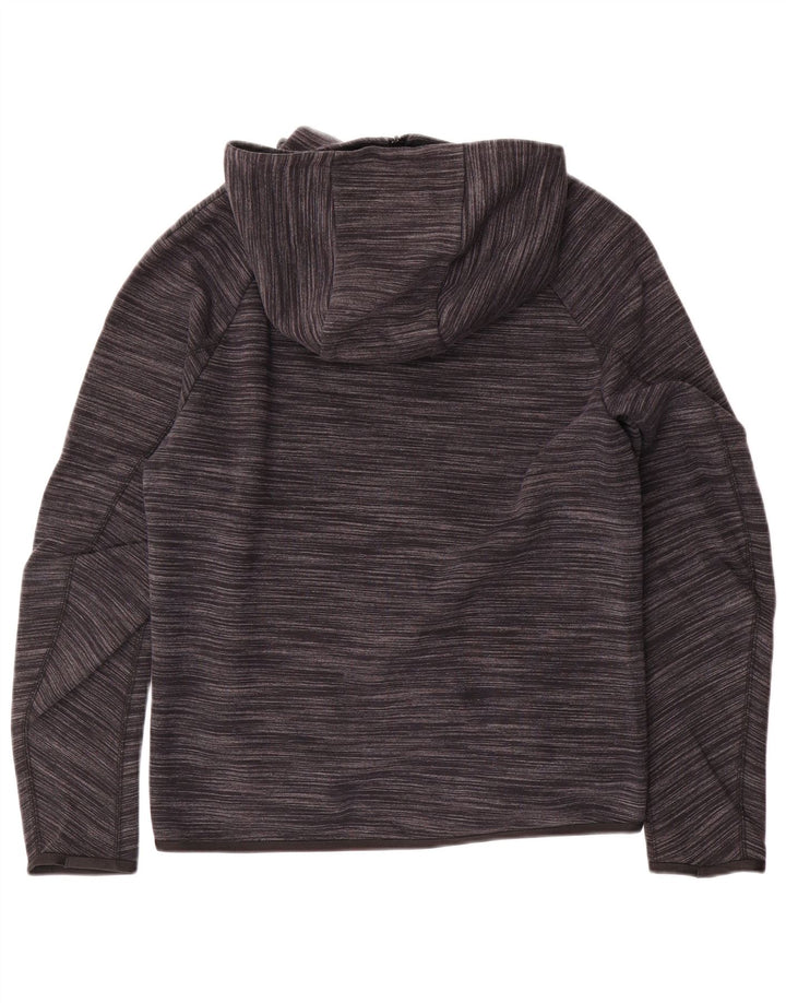 Nike Mens Zip Hoodie Sweater Small Grey Flecked Cotton