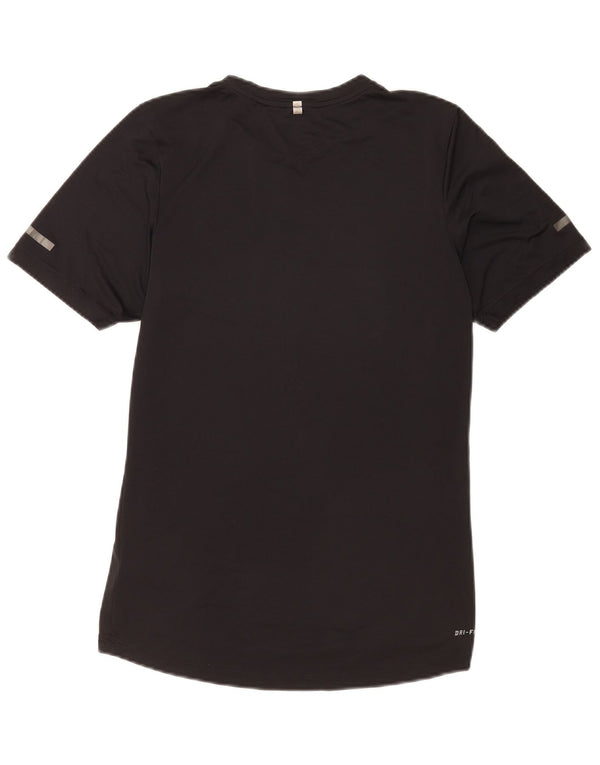 T-shirt grafica Nike Dri Fit da uomo, piccola, in poliestere nero