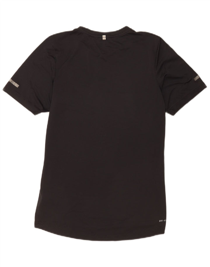 T-shirt grafica Nike Dri Fit da uomo, piccola, in poliestere nero