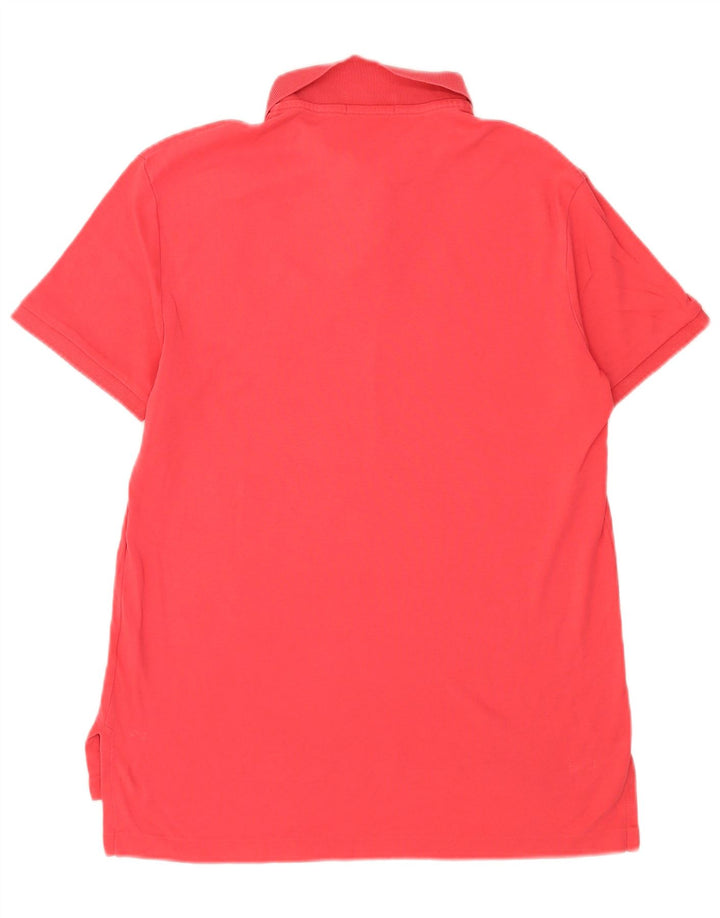 Polo Ralph Lauren Mens Polo Shirt Medium Red Cotton