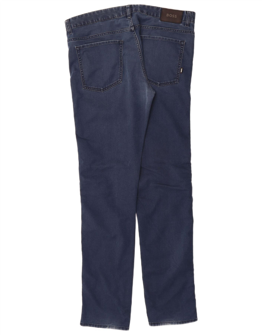 Hugo Boss Mens Slim Jeans W38 L36 Navy Blue Cotton