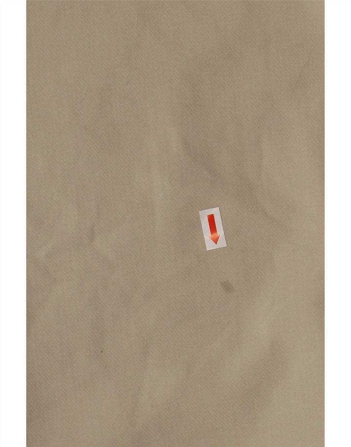 Zara Damen-Anzughose, schmal zulaufend, Größe L, W30, L26, Beige, Polyester