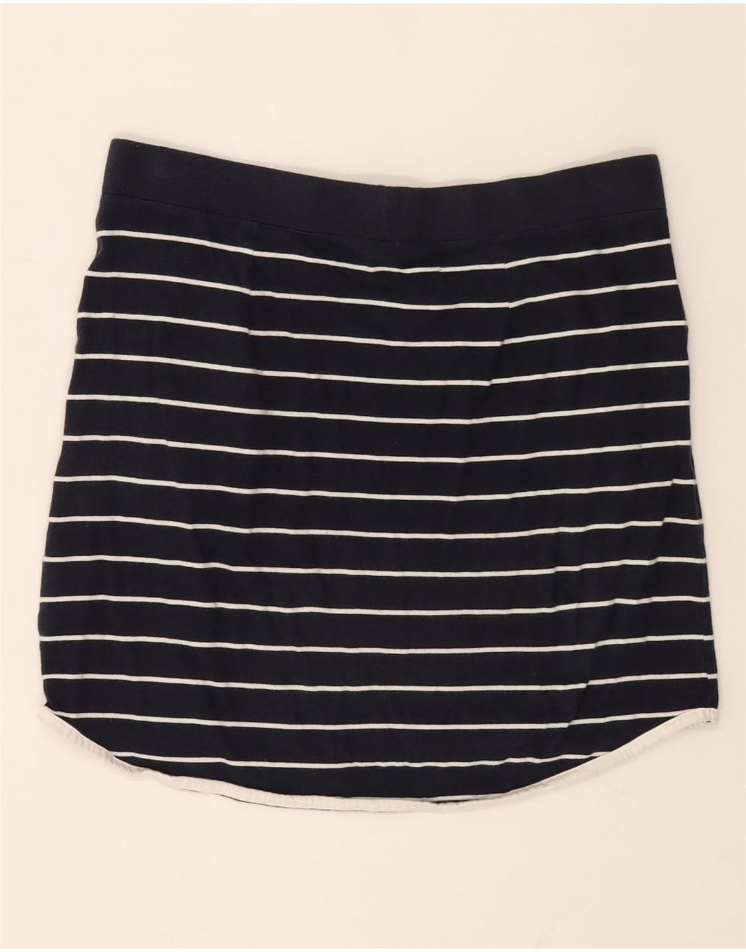NAUTICA Womens Mini Skirt Medium W30  Navy Blue Striped Cotton Vintage Nautica and Second-Hand Nautica from Messina Hembry 