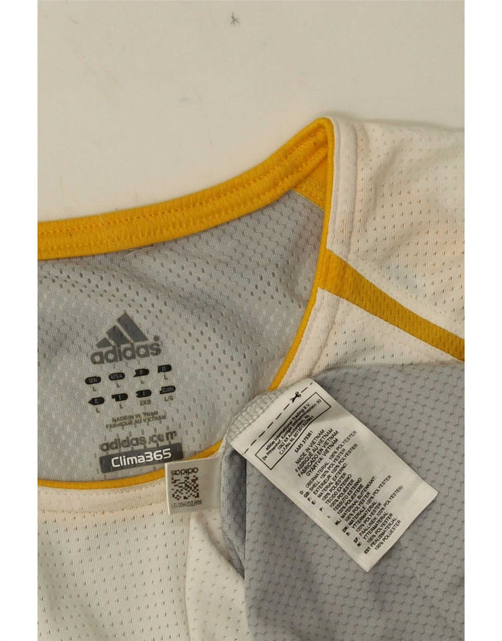 Adidas Herren Clima 365 Weste Top Large Weiß Polyester