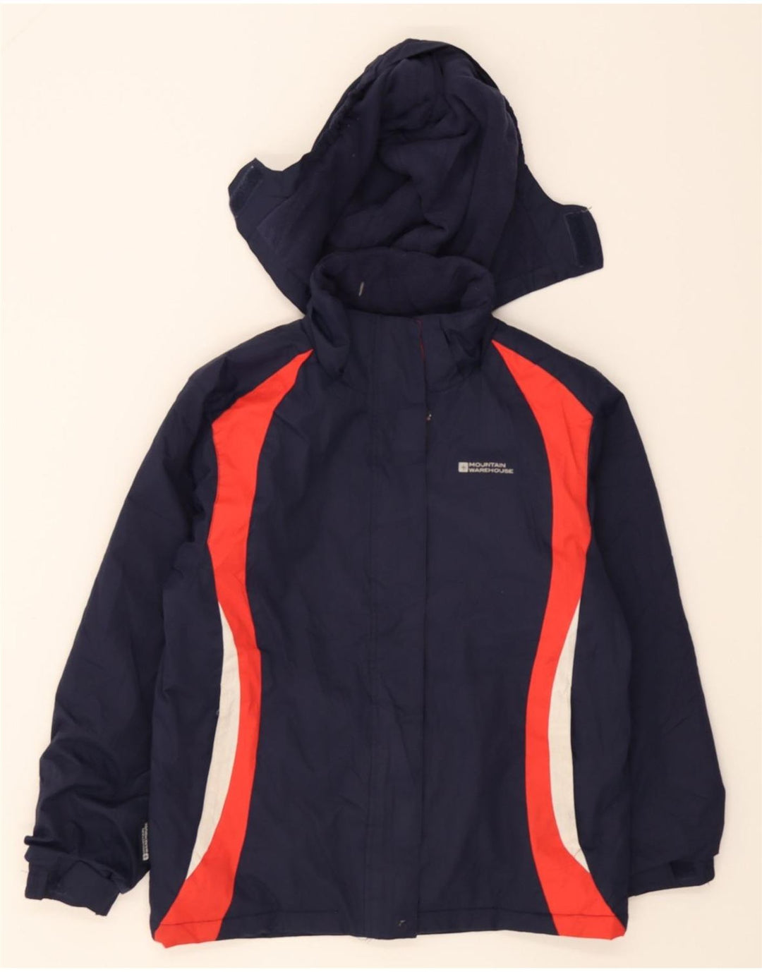 MOUNTAIN WAREHOUSE Girls Windbreaker Jacket 11-12 Years Navy Blue Vintage Mountain Warehouse and Second-Hand Mountain Warehouse from Messina Hembry 