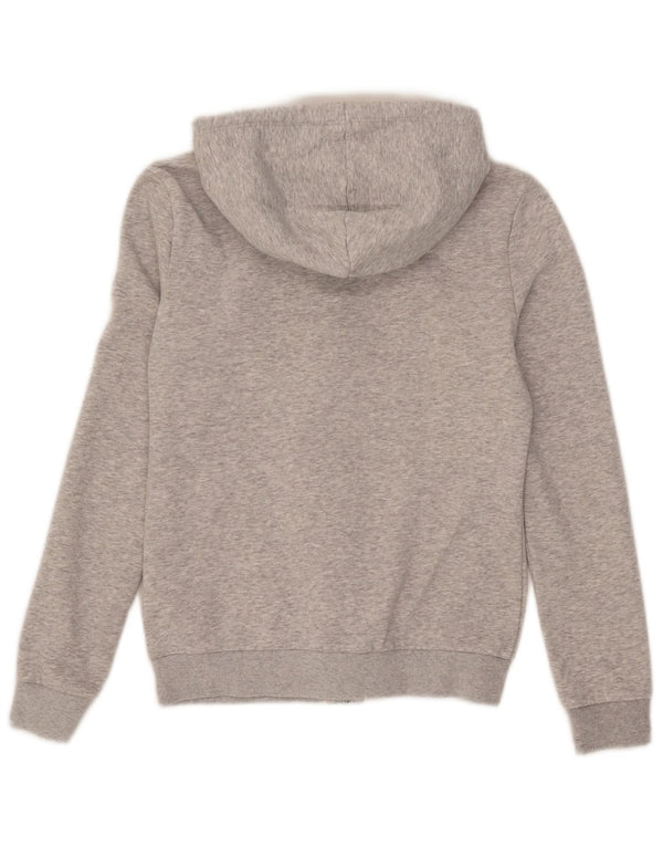 Felpa con cappuccio e zip da donna Puma UK 6 XS Cotone grigio