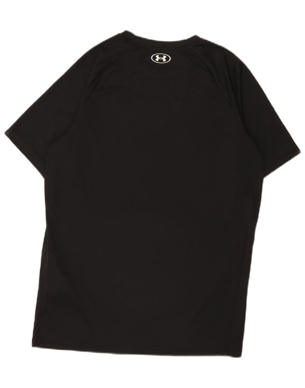 Chłopięcy T-shirt o luźnym kroju Under Armour z grafiką, rozmiar 13-14 lat, XL, czarny