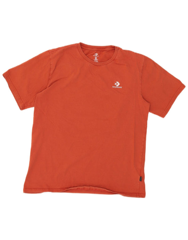 Camiseta Converse Hombre Top Medium Naranja Algodón