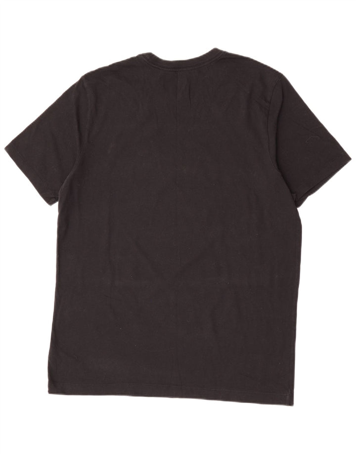 Nike Mens Graphic T-Shirt Top Large Black Cotton