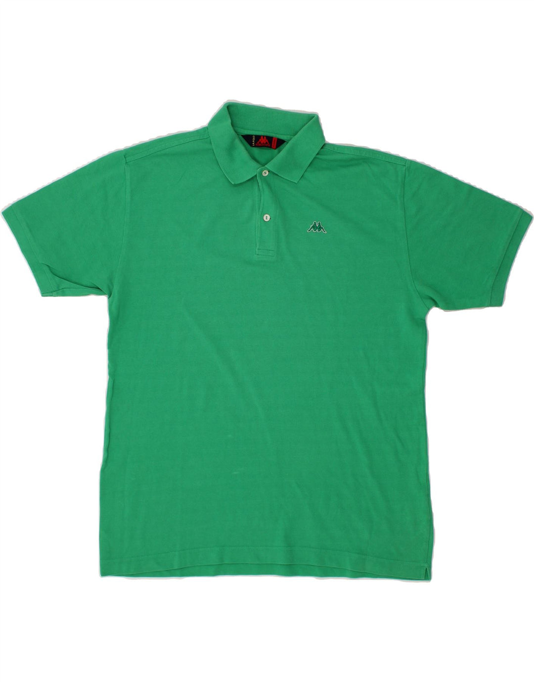 KAPPA Mens Polo Shirt XL Green Cotton Vintage Kappa and Second-Hand Kappa from Messina Hembry 