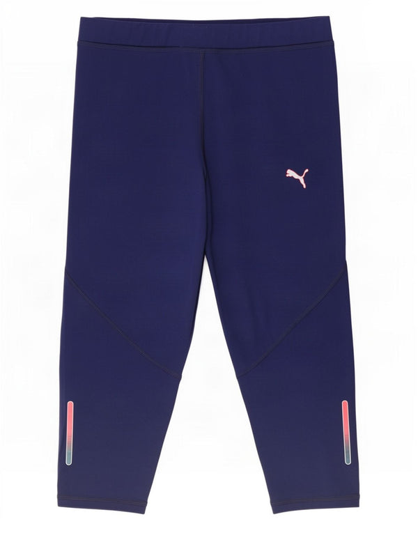 Puma Γυναικεία κολάν Capri UK 10 Small Navy Blue Polyester