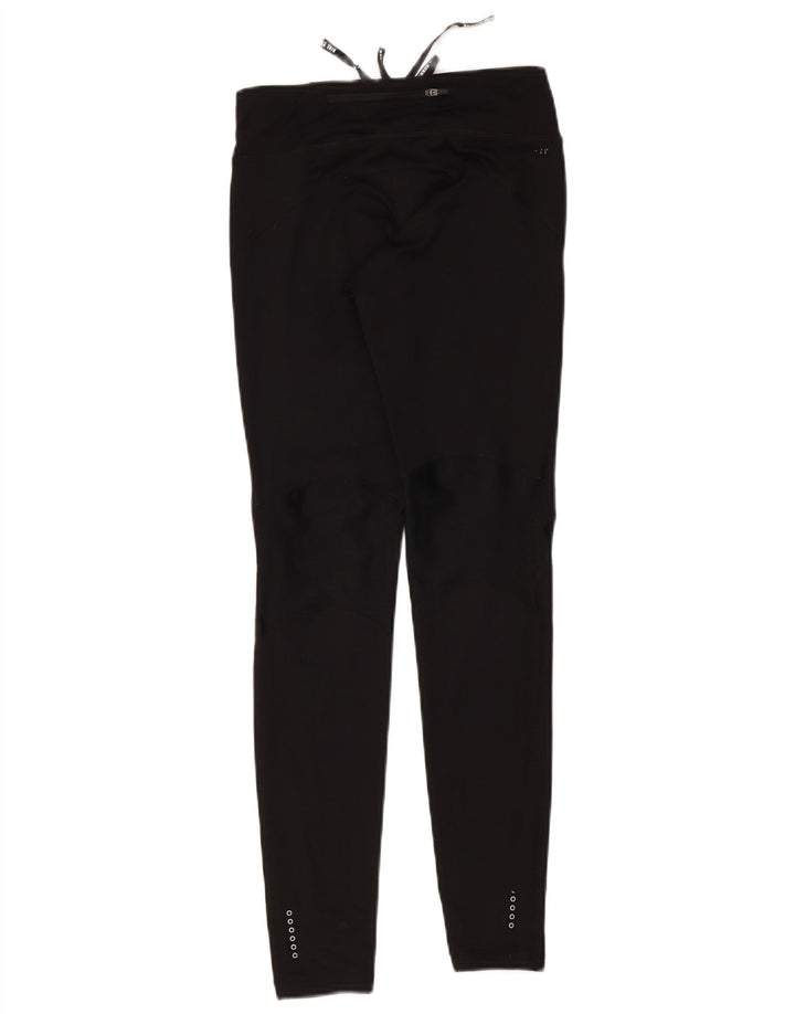 Nike Womens Dri Fit Leggings UK 8 Small  Black Polyester
